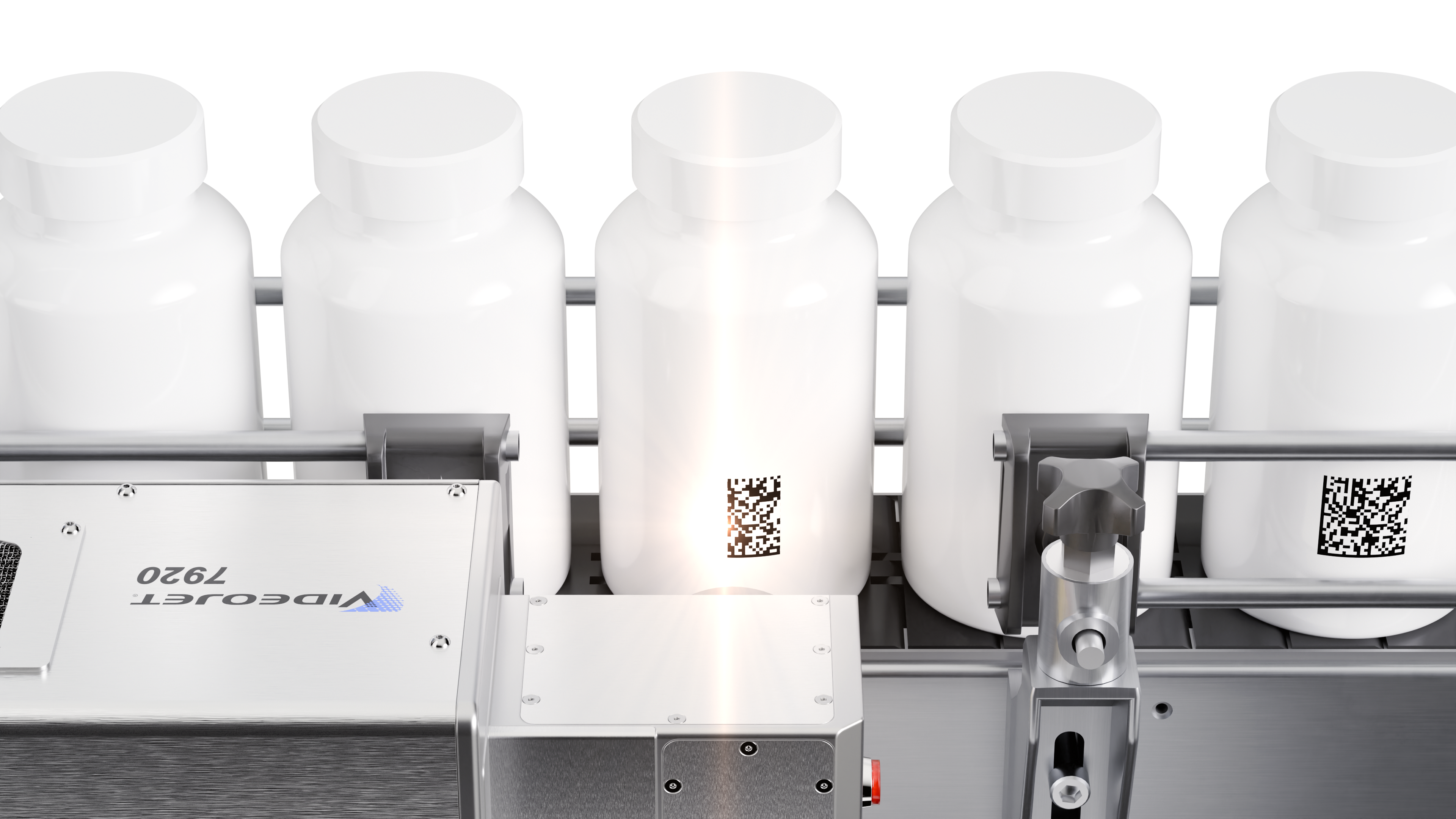 在HDPE瓶上打标二维码的紫外激光