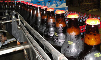 啤酒瓶高对比度喷码