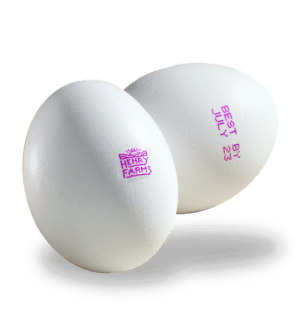 在鸡蛋上喷印品牌