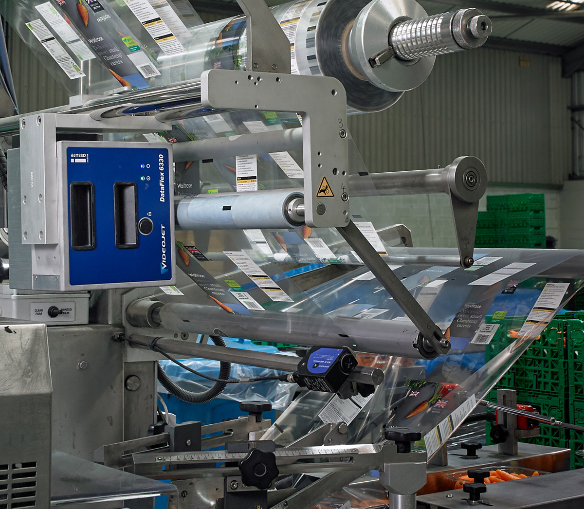 热转印打码机透明薄膜打码