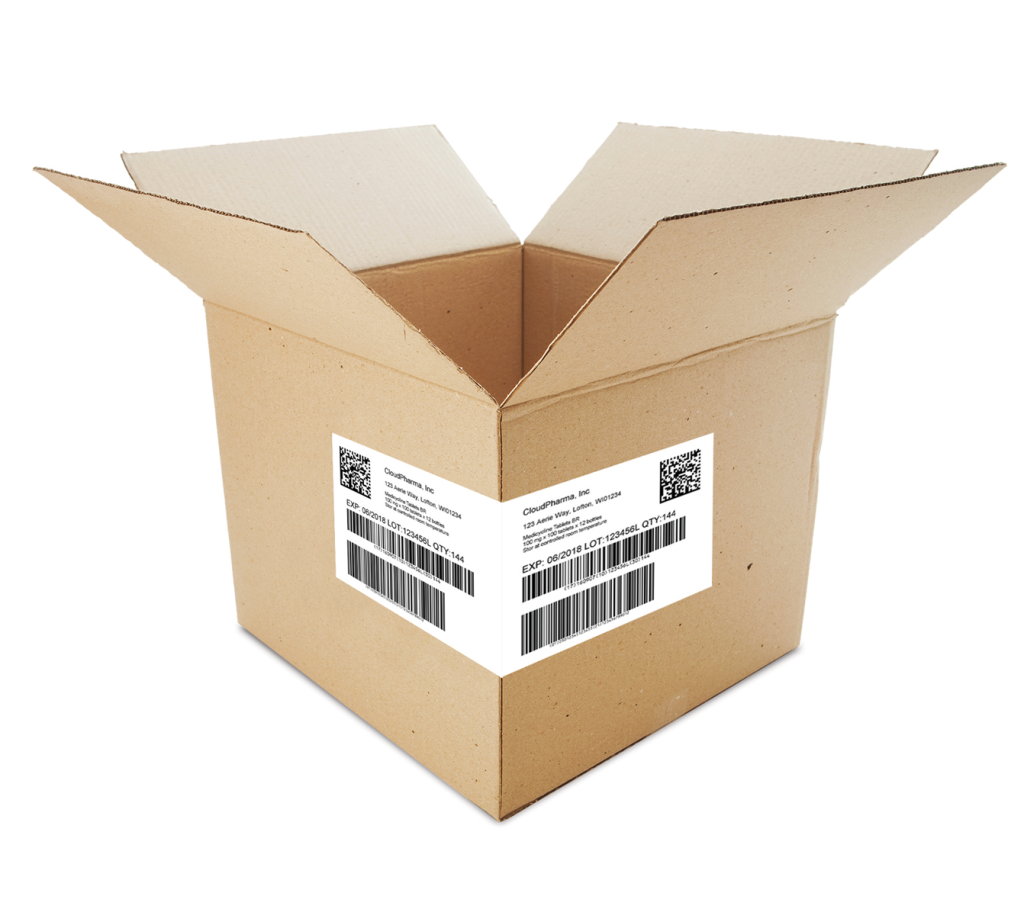 医用外箱自动贴标