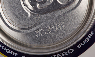 饮料铝罐激光打码