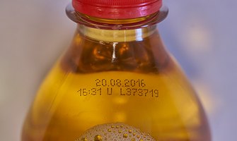 饮料塑料瓶生产日期打码