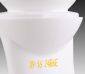 CIJ 产品标识：在白色 HDPE 塑料上用黄色墨水喷印单行字母数字编码