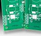 CIJ product marking: one-line alpha-numeric code in black ink on resin section of printed circuit boards
